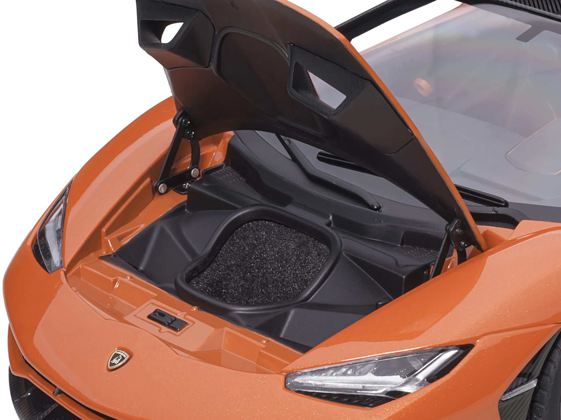 Lamborghini Centenario Arancio Argos / Pearl Orange with Carbon Top 1/18 Model Car by Autoart - image 3