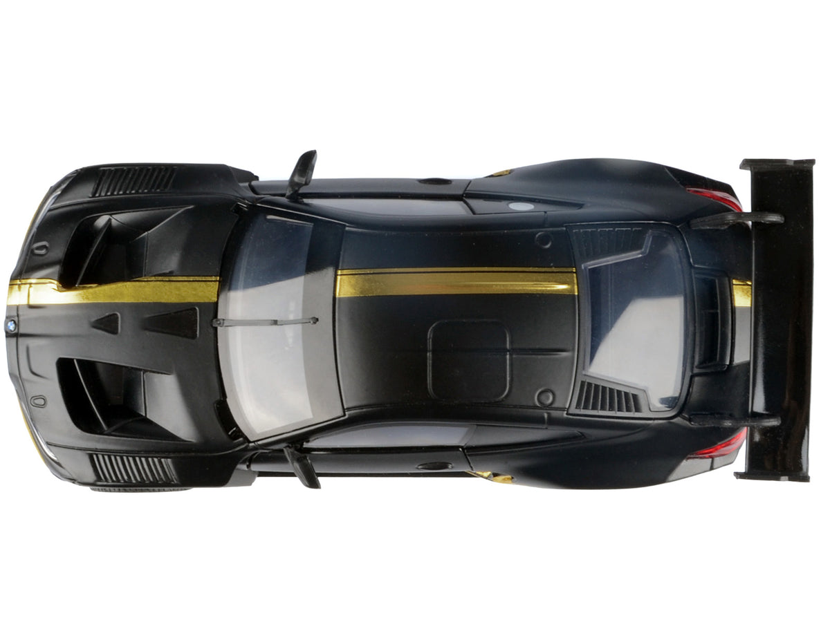 BMW M4 GT3 Matt Black with Gold Stripes "Midnight Eclipse" Series 1/24 Diecast Model Car by Motormax - image 5