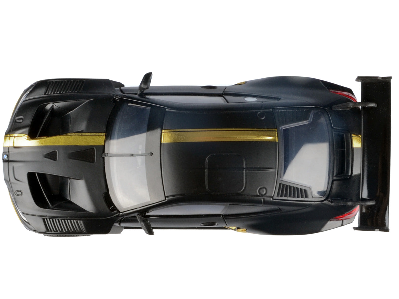BMW M4 GT3 Matt Black with Gold Stripes "Midnight Eclipse" Series 1/24 Diecast Model Car by Motormax - image 5