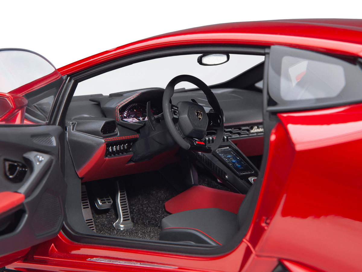 Lamborghini Huracan EVO Rosso Bia Red Metallic 1/18 Model Car by Autoart - image 2