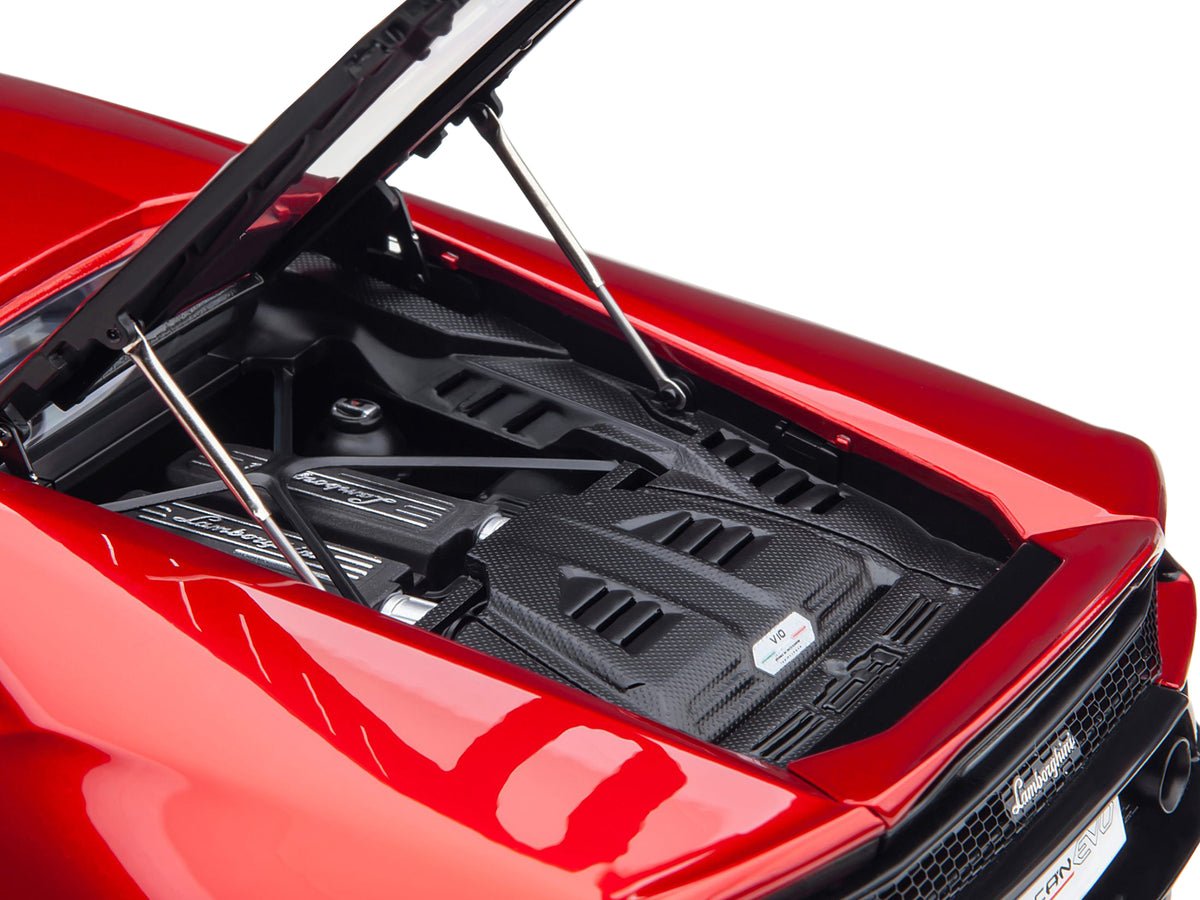 Lamborghini Huracan EVO Rosso Bia Red Metallic 1/18 Model Car by Autoart - image 4