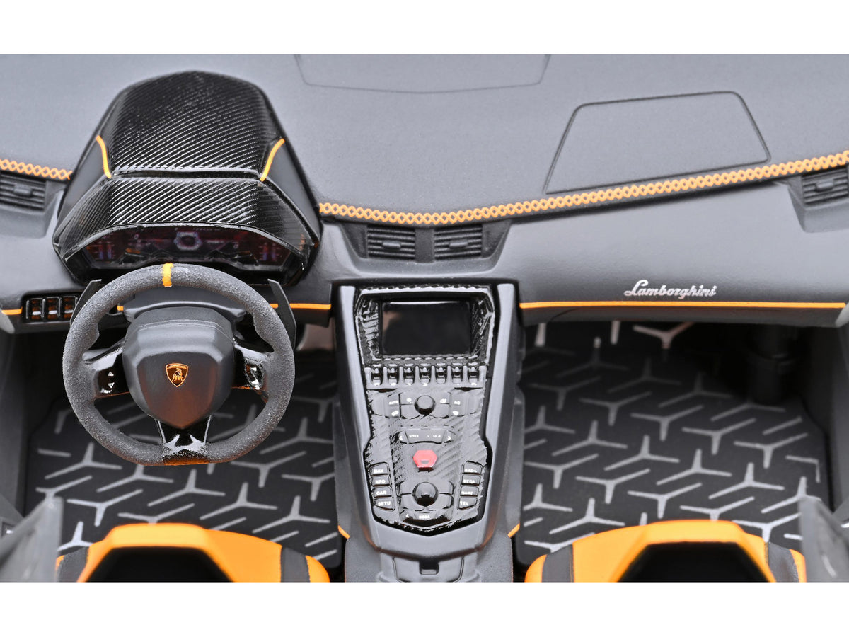 Lamborghini Aventador SVJ Arancio Atlas Pearl Orange 1/18 Model Car by Autoart - image 3