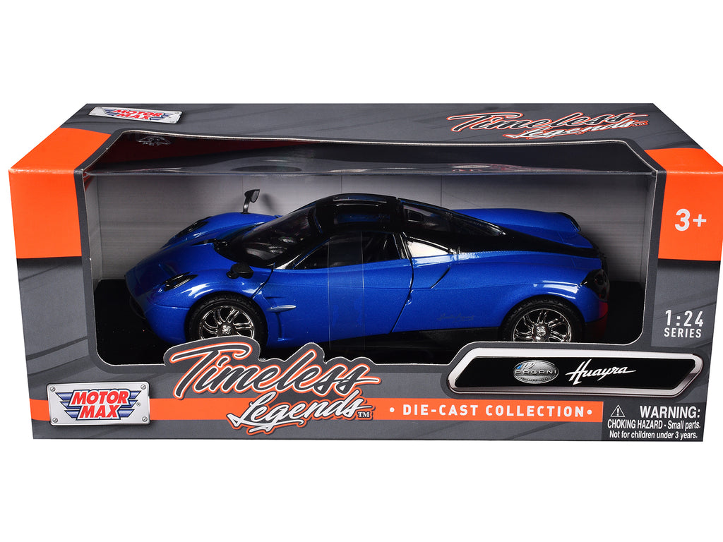Pagani Huayra Blue 1/24 Diecast Model Car by Motormax - image 3