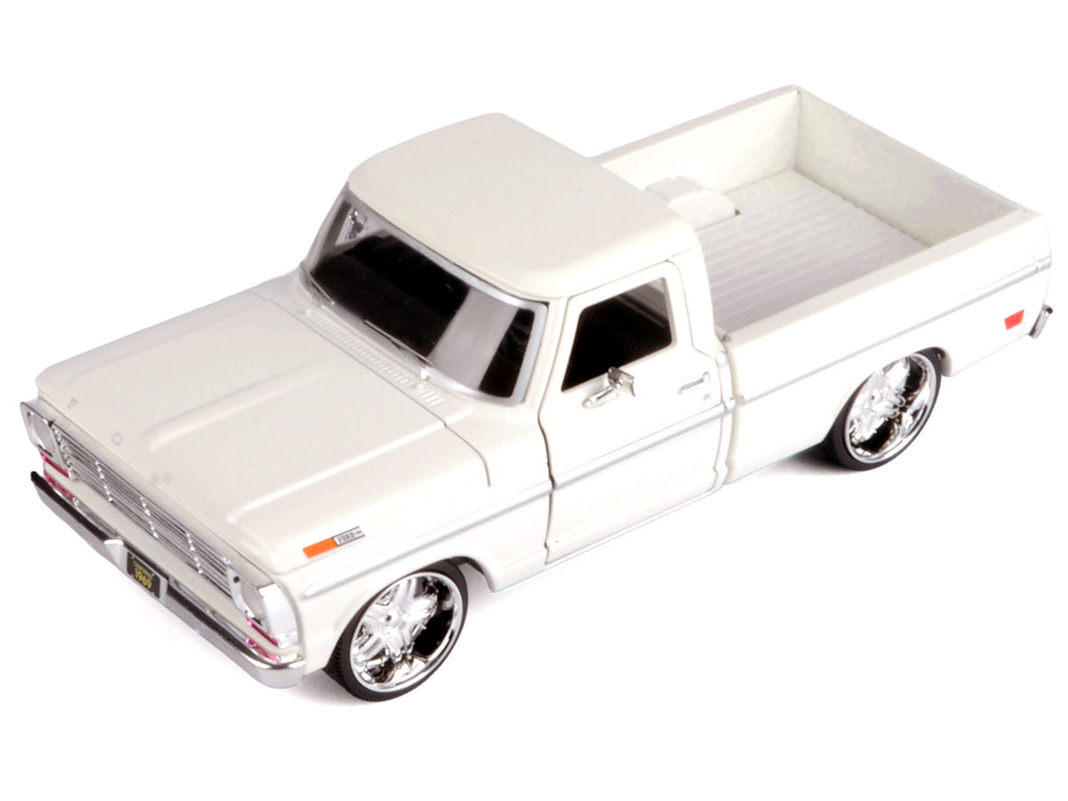 1969 Ford F-100 Pickup Truck Cream "Maxx Design" Series 1/24 Diecast Model Car by Motormax - image 2