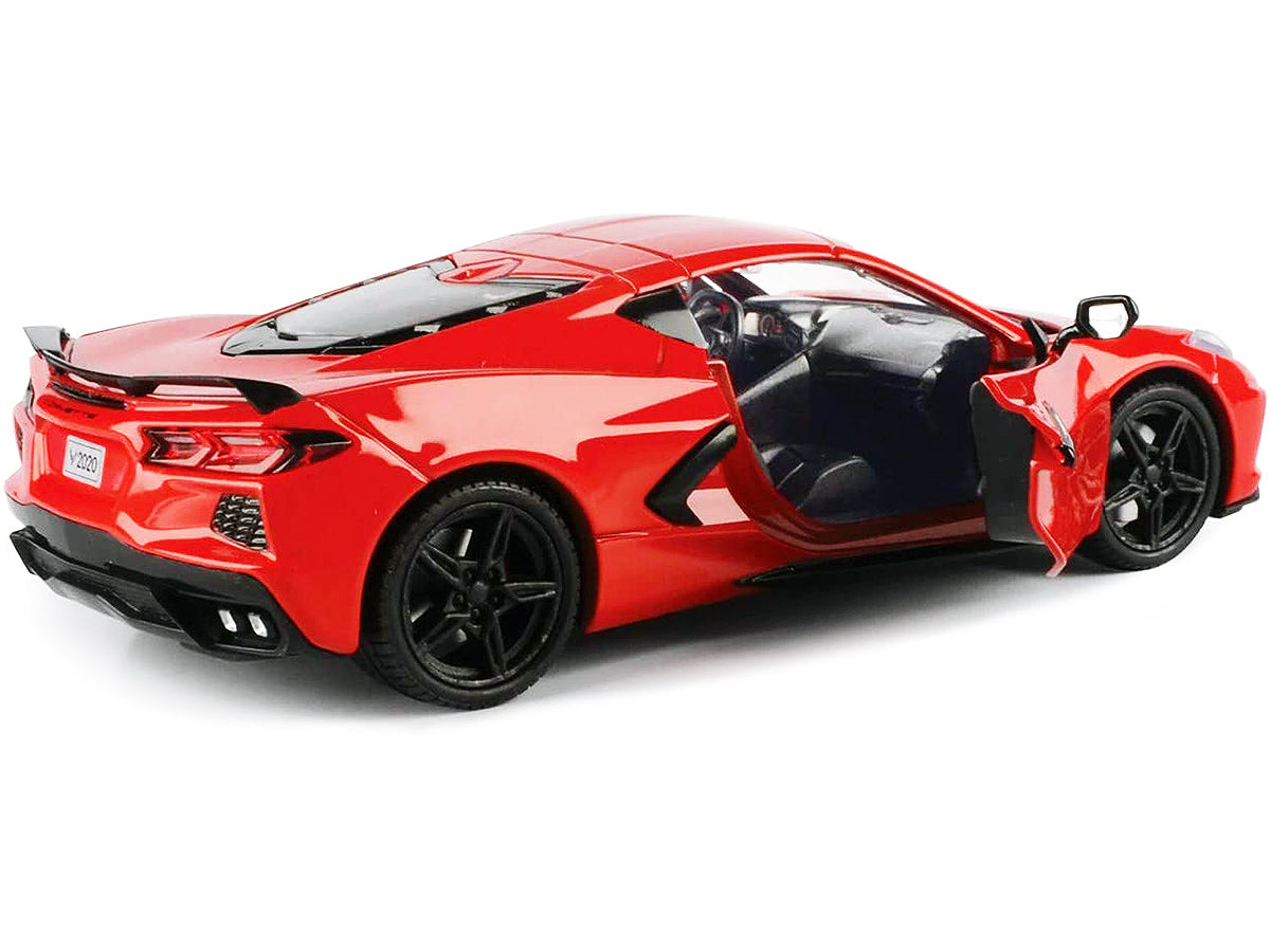 2020 Chevrolet Corvette C8 Stingray Red "Timeless Legends" 1/24 Diecast Model Car by Motormax - image 3