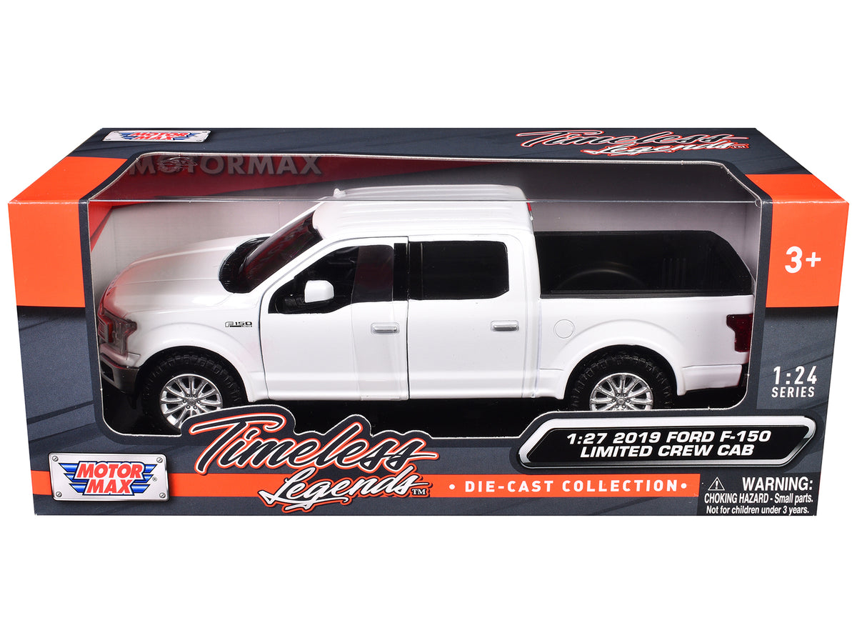 2019 Ford F-150 Limited Crew Cab Pickup Truck White 1/27 Diecast Model Car by Motormax - image 3