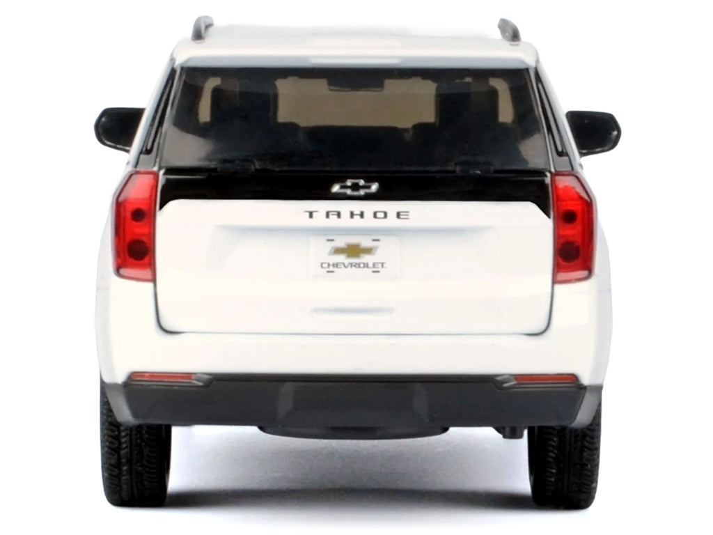 2025 Chevrolet Tahoe Z71 White "Timeless Legends" Series 1/24 Diecast Model Car by Motormax - image 4
