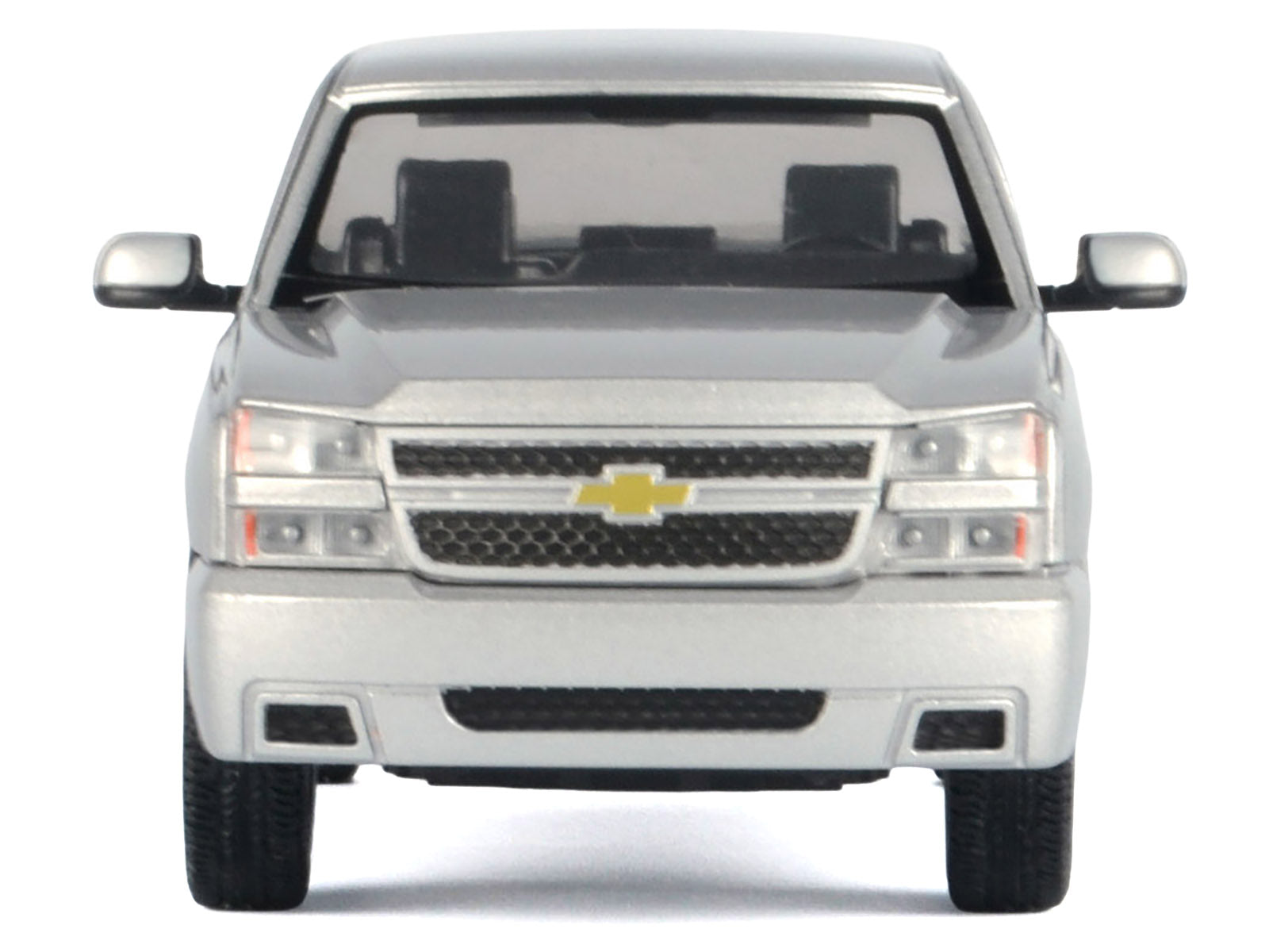 2006 Chevrolet Silverado SS Pickup Truck Silver Metallic "Timeless Legends" Series 1/25 Diecast Model Car by Motormax - image 3
