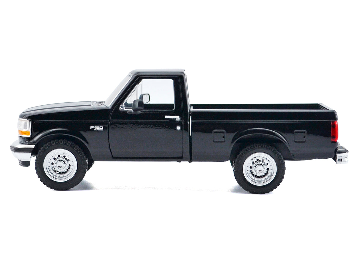 1993 Ford F-150 XLT Pickup Truck Black "Timeless Legends" Series 1/24 Diecast Model Car by Motormax - image 2
