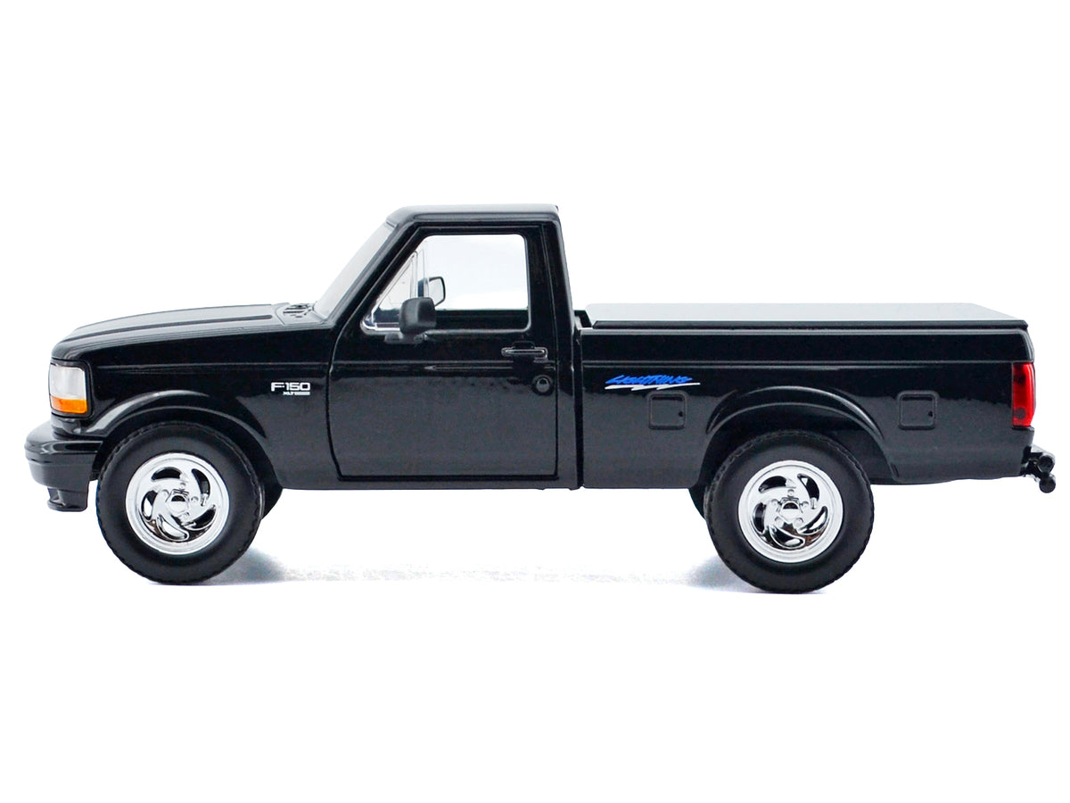1993 Ford F-150 SVT Lightning Pickup Truck Black "Maxx Design" Series 1/24 Diecast Model Car by Motormax - image 2