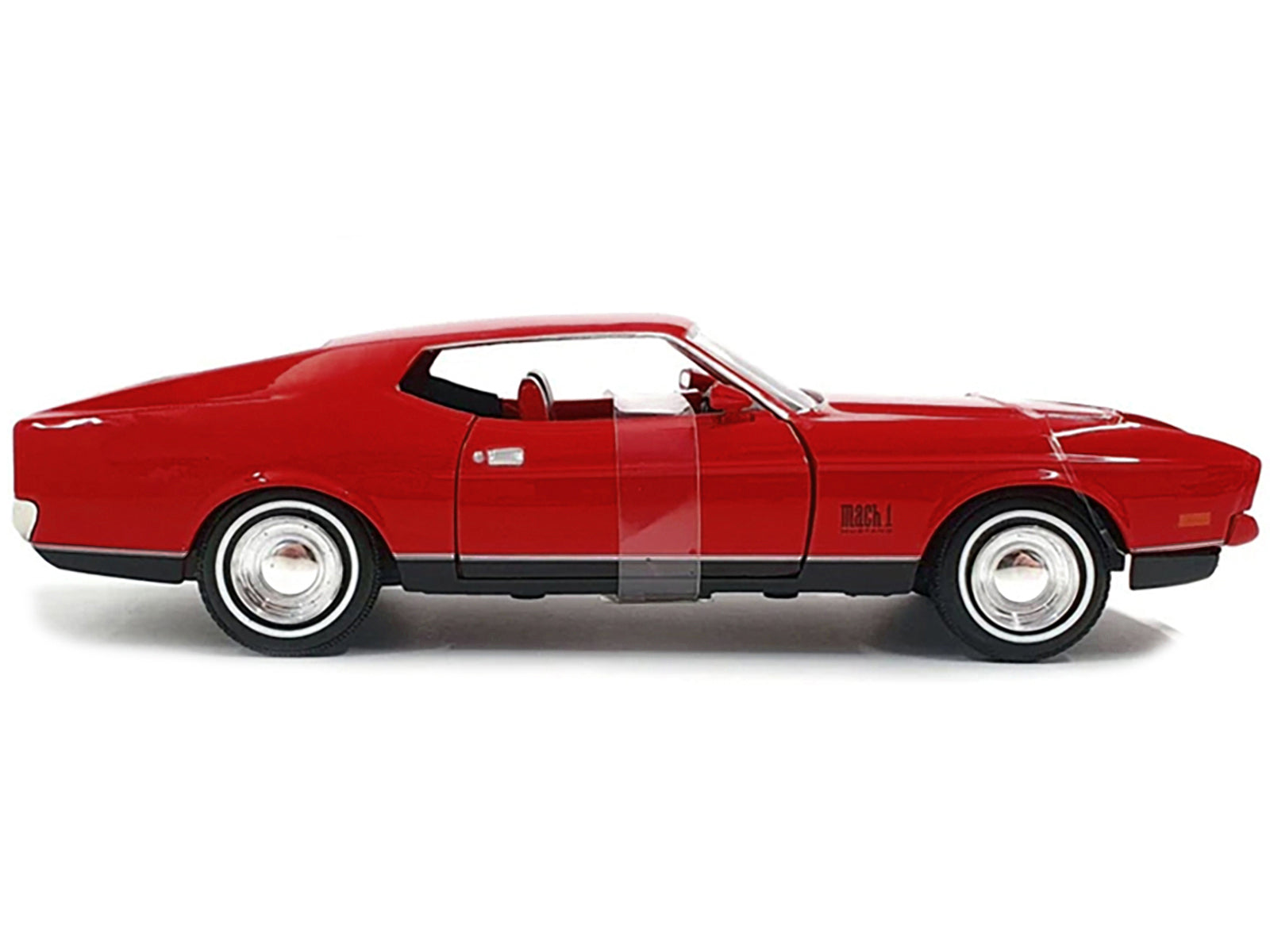 1971 Ford Mustang Mach 1 Red James Bond 007 "Diamonds are Forever" (1971) Movie "James Bond Collection" Series 1/24 Diecast Model Car by Motormax - image 2