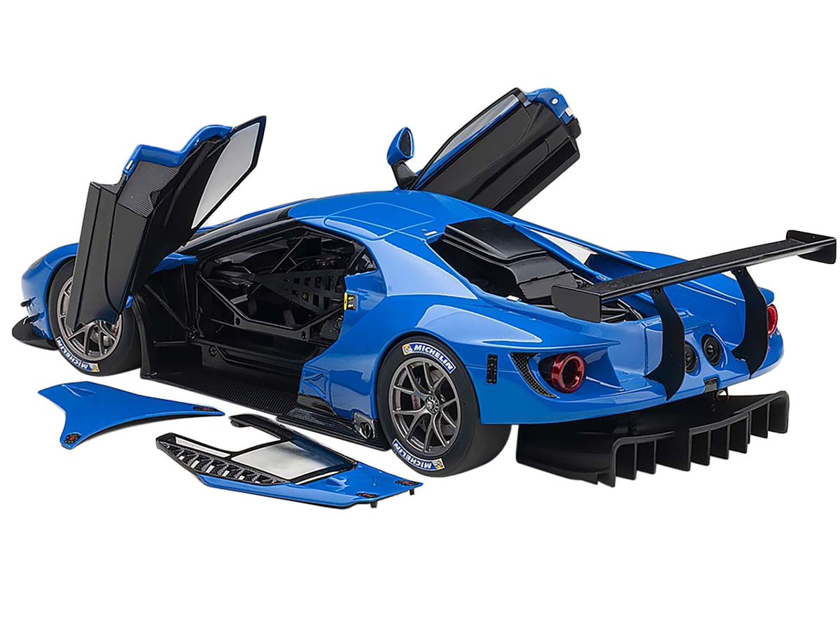 Ford GT Le Mans Plain Color Version Blue 1/18 Model Car by Autoart - image 2
