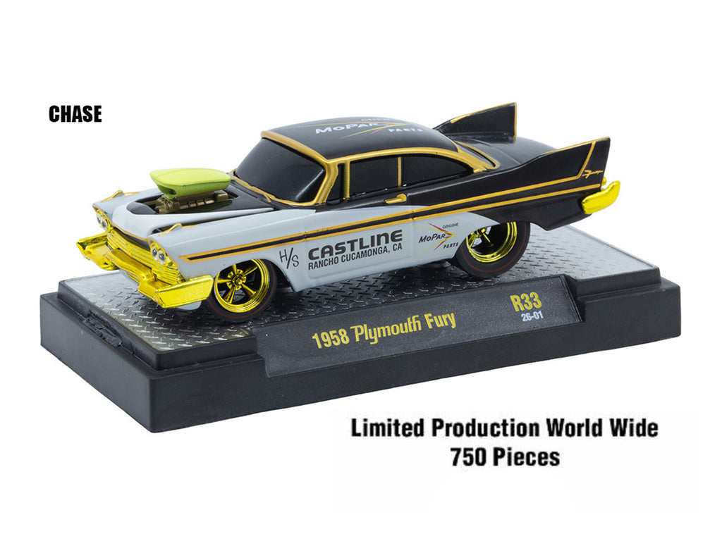 "Ground Pounders" 6 Cars Set Release 33 IN DISPLAY CASES Limited Edition 1/64 Diecast Model Cars by M2 Machines - image 2