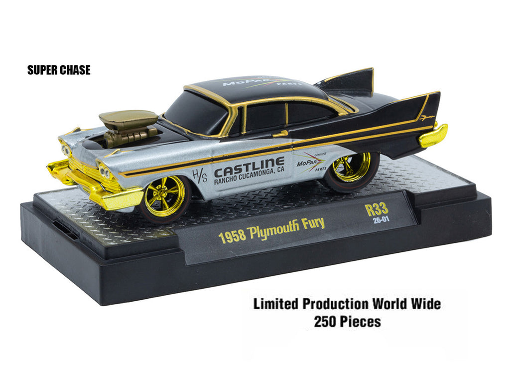 "Ground Pounders" 6 Cars Set Release 33 IN DISPLAY CASES Limited Edition 1/64 Diecast Model Cars by M2 Machines - image 3