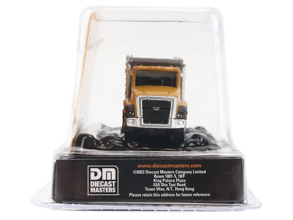 CAT Caterpillar CT660 Dump Truck Yellow "Micro-Constructor" Series Diecast Model by Diecast Masters - image 2