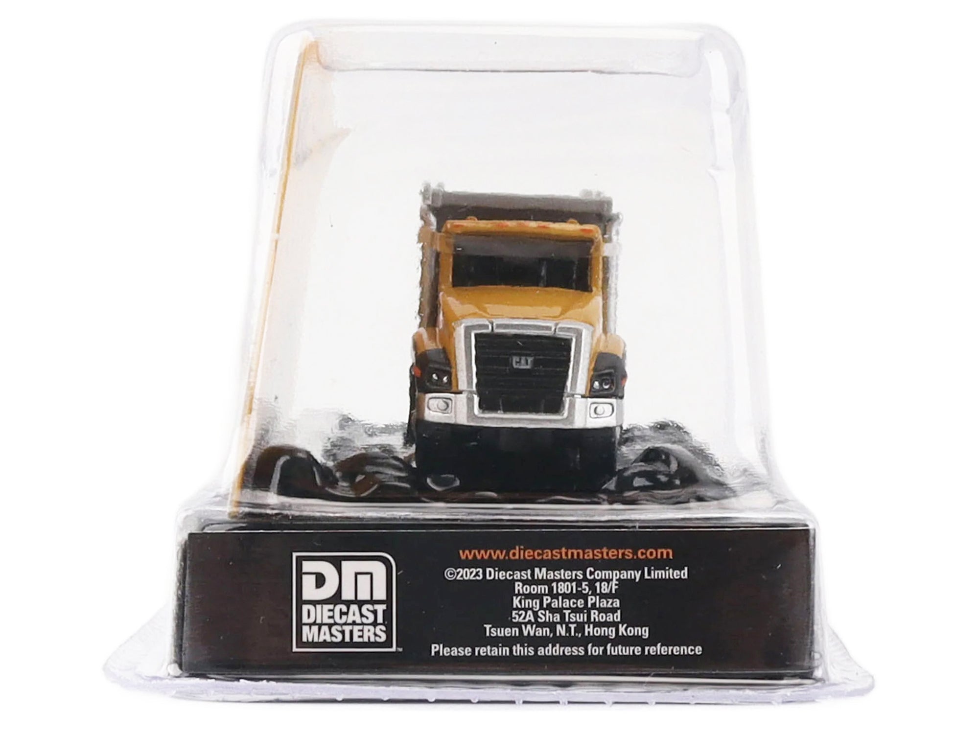 CAT Caterpillar CT660 Dump Truck Yellow "Micro-Constructor" Series Diecast Model by Diecast Masters - image 2