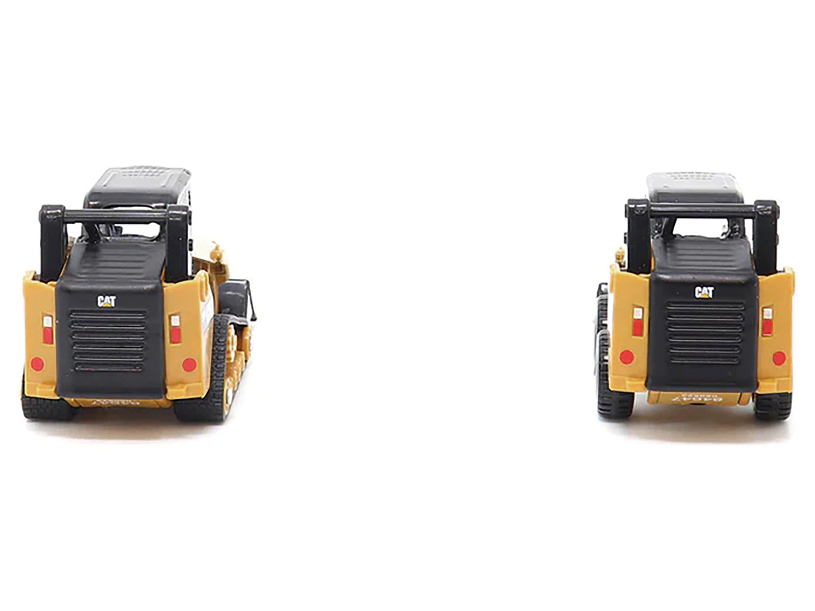 CAT Caterpillar 272D2 Skid Steer Loader Yellow and CAT Caterpillar 297D2 Compact Track Loader Yellow Set of 2 pieces 1/64 Diecast Models by Diecast Masters - image 4