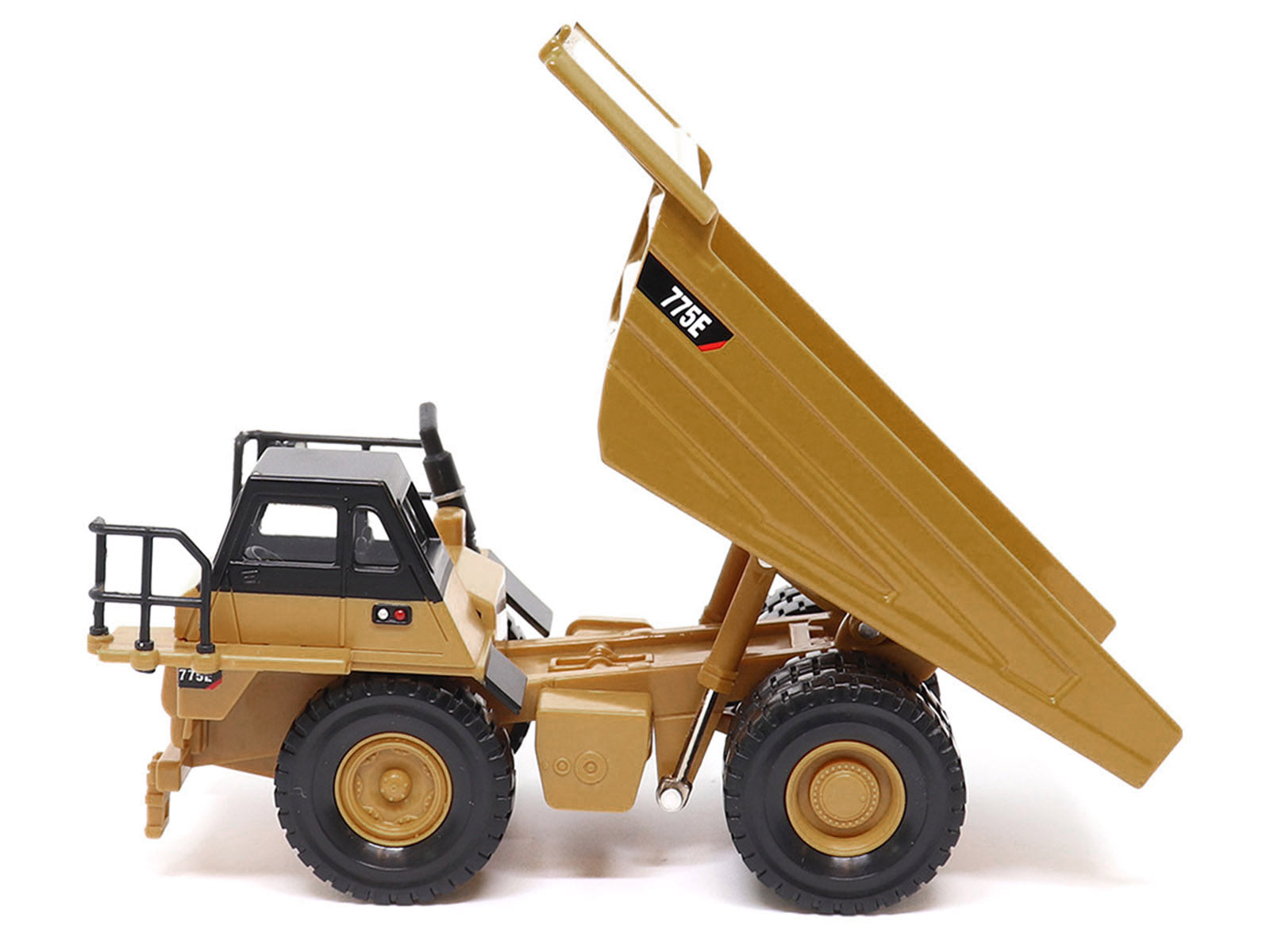 CAT Caterpillar 775E Off-Highway Dump Truck Yellow 1/64 Diecast Model by Diecast Masters - image 4