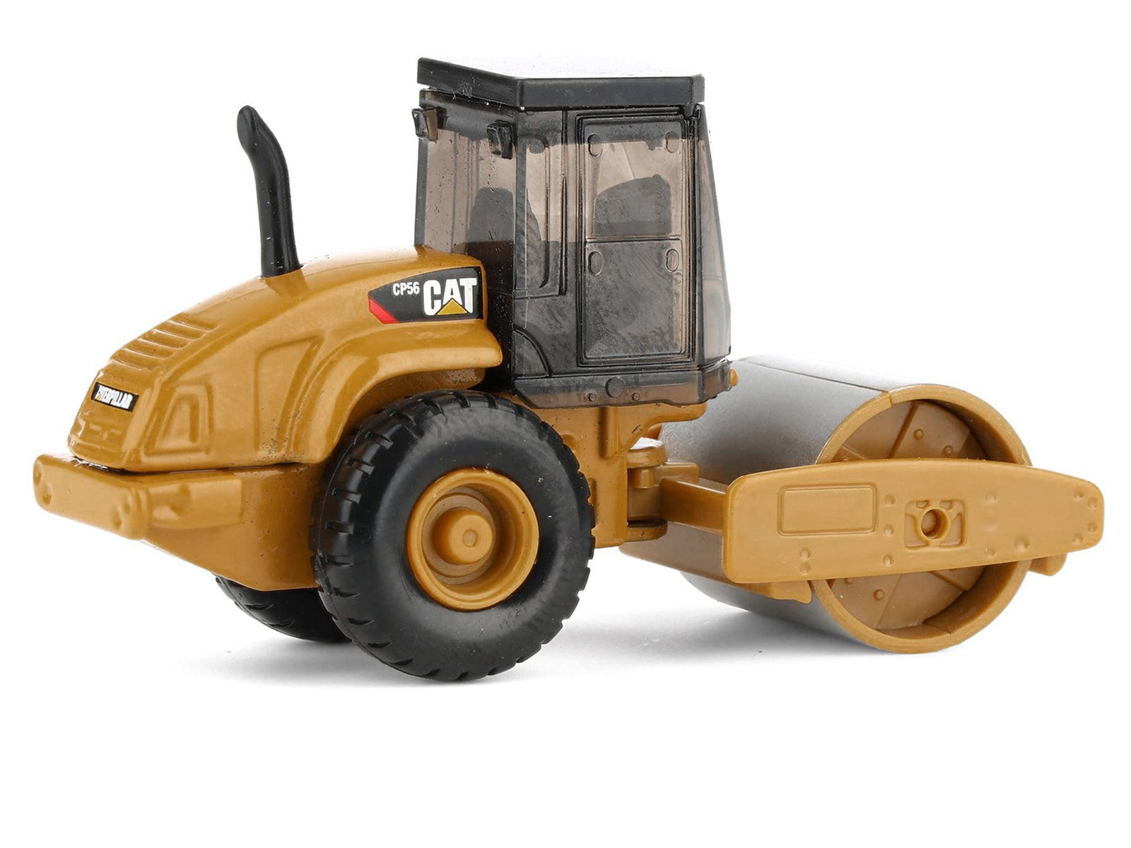CAT Caterpillar CS56 Roller with Interchangeable Front Attachment Yellow 1/87 (HO) Diecast Model by Diecast Masters - image 2