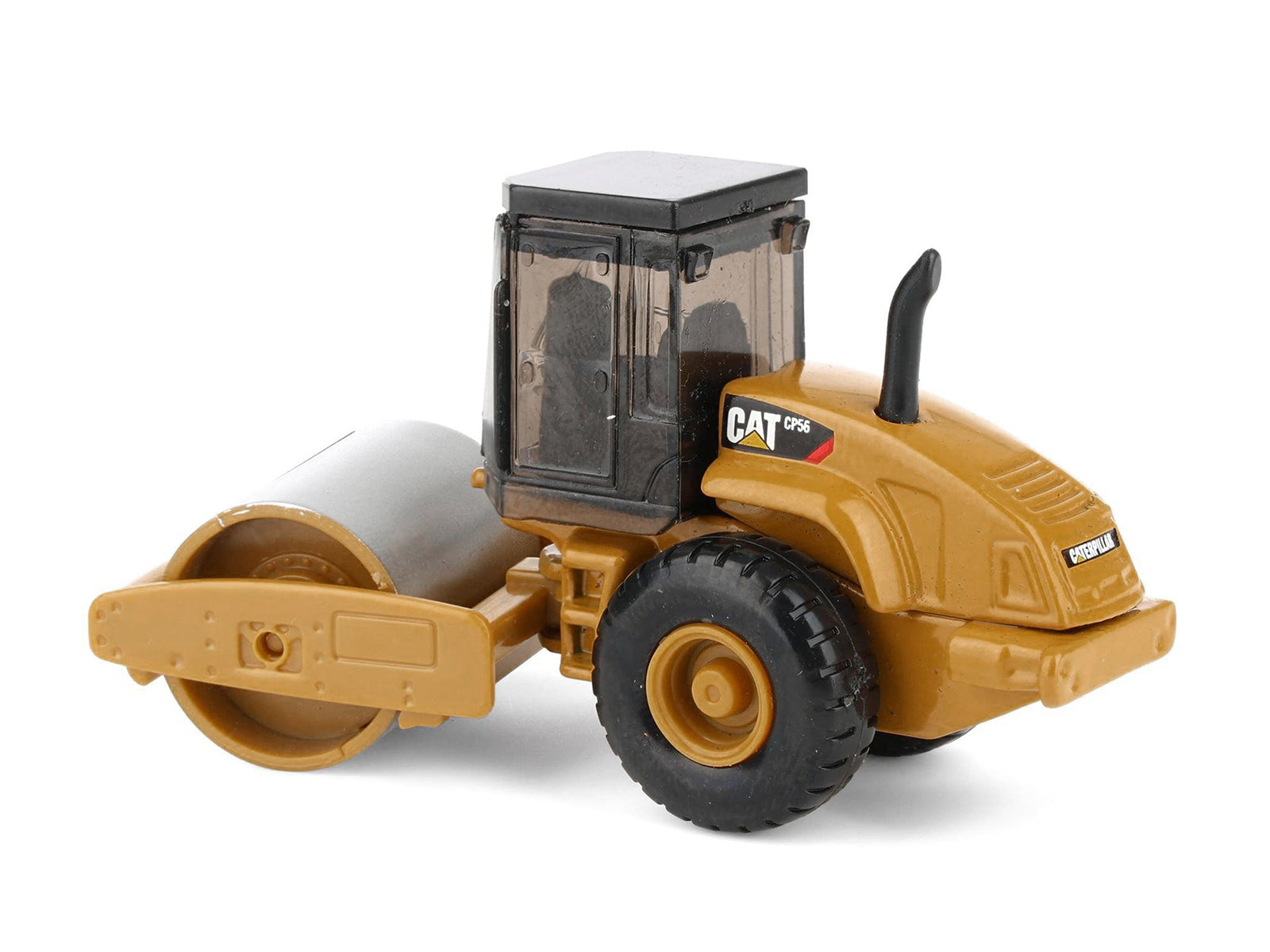 CAT Caterpillar CS56 Roller with Interchangeable Front Attachment Yellow 1/87 (HO) Diecast Model by Diecast Masters - image 4