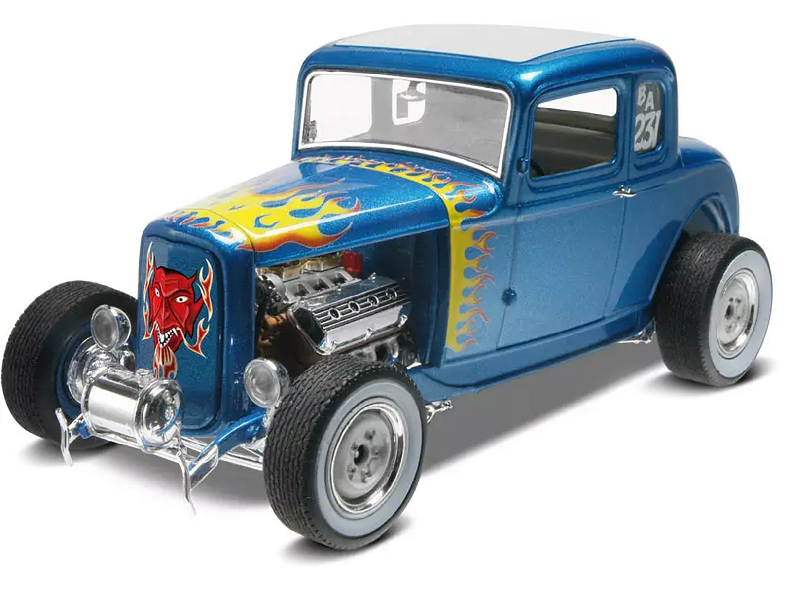 Level 5 Model Kit 1932 Ford 5-Window Coupe 2-in-1 Kit 1/25 Scale Model by Revell - image 5