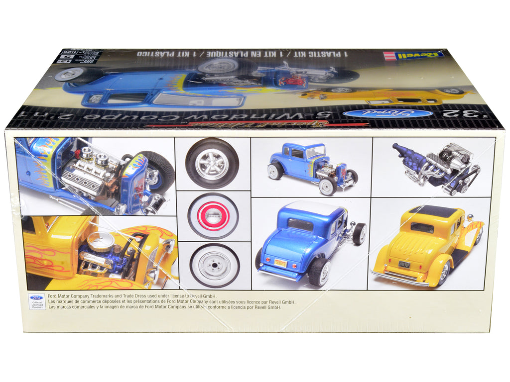 Level 5 Model Kit 1932 Ford 5-Window Coupe 2-in-1 Kit 1/25 Scale Model by Revell - image 2