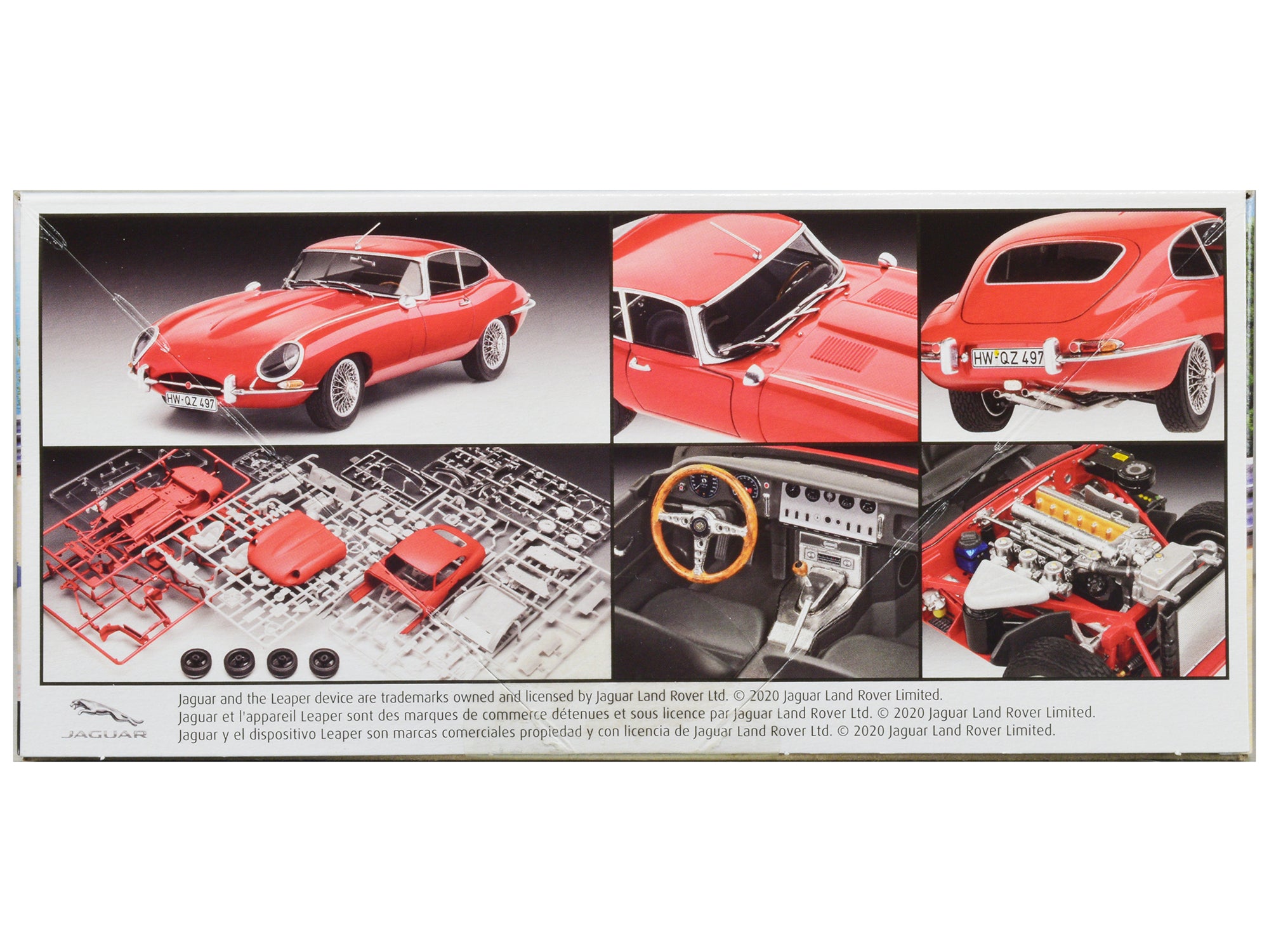 Level 5 Model Kit Jaguar XK-E (E-Type) 1/24 Scale Model by Revell - image 3