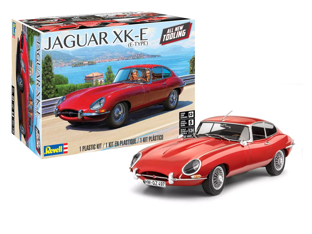 Level 5 Model Kit Jaguar XK-E (E-Type) 1/24 Scale Model by Revell - image 5