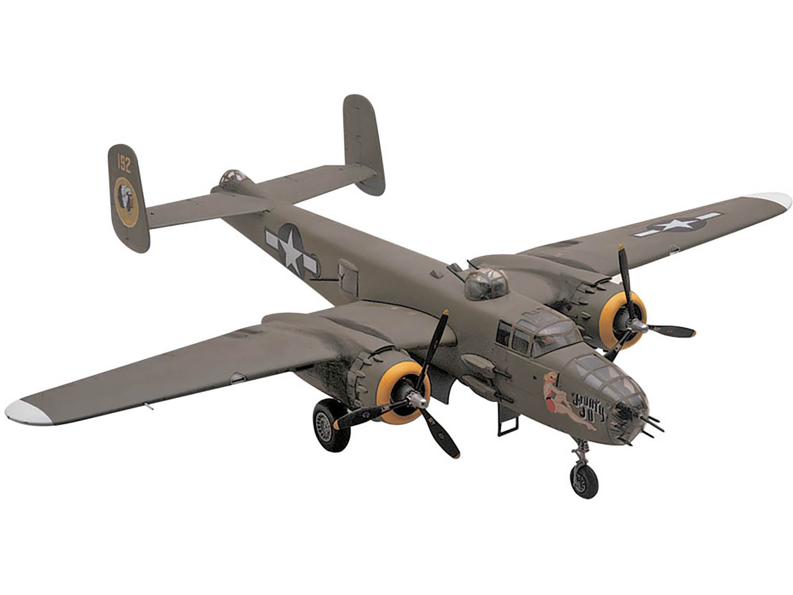 Level 4 Model Kit B-25J Mitchell Medium Bomber Plane 1/48 Scale Model by Revell - image 2