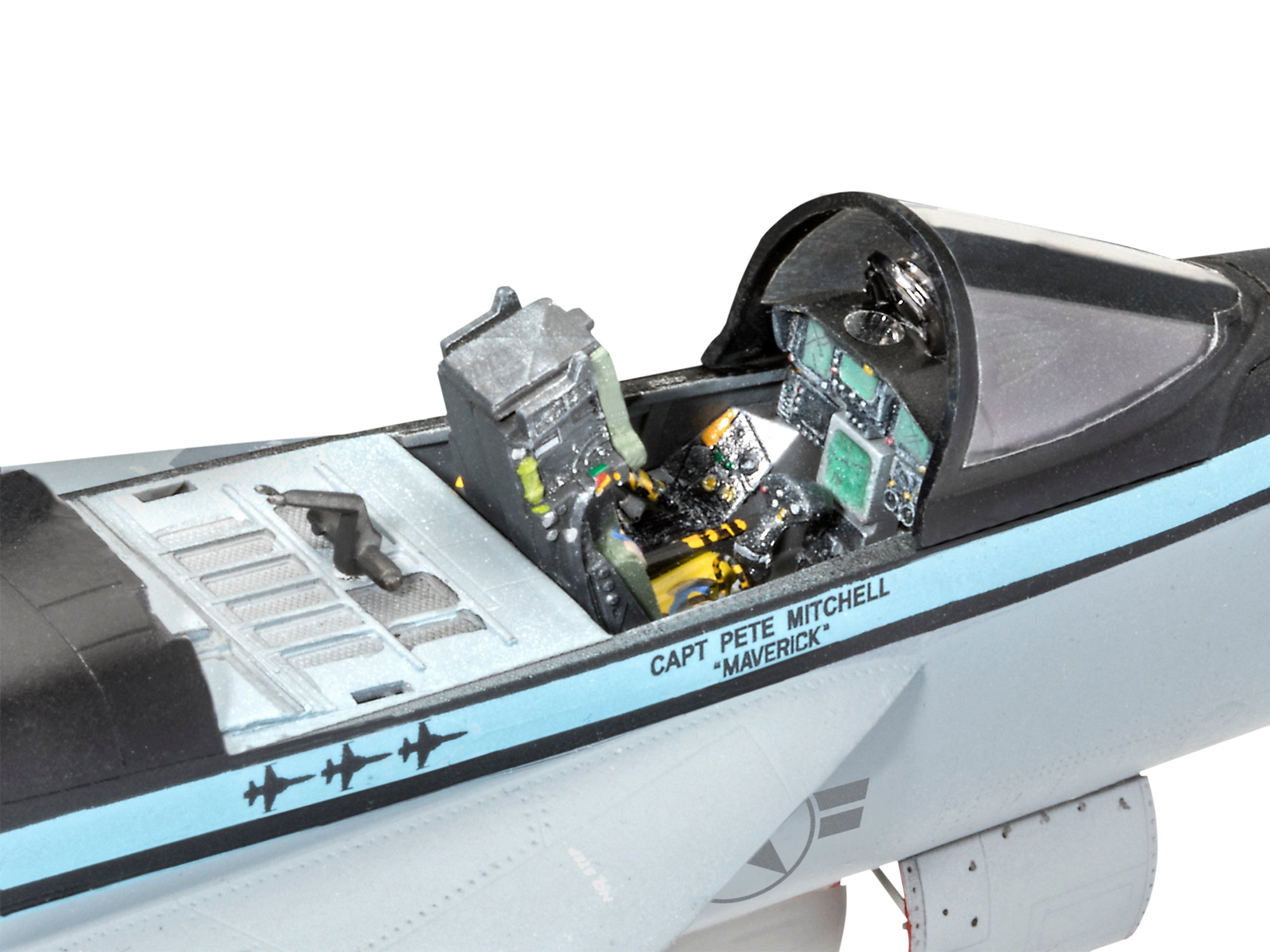 Level 5 Model Kit Maverick's F/A-18E Super Hornet Jet "Top Gun: Maverick" (2022) Movie 1/48 Scale Model by Revell - image 2