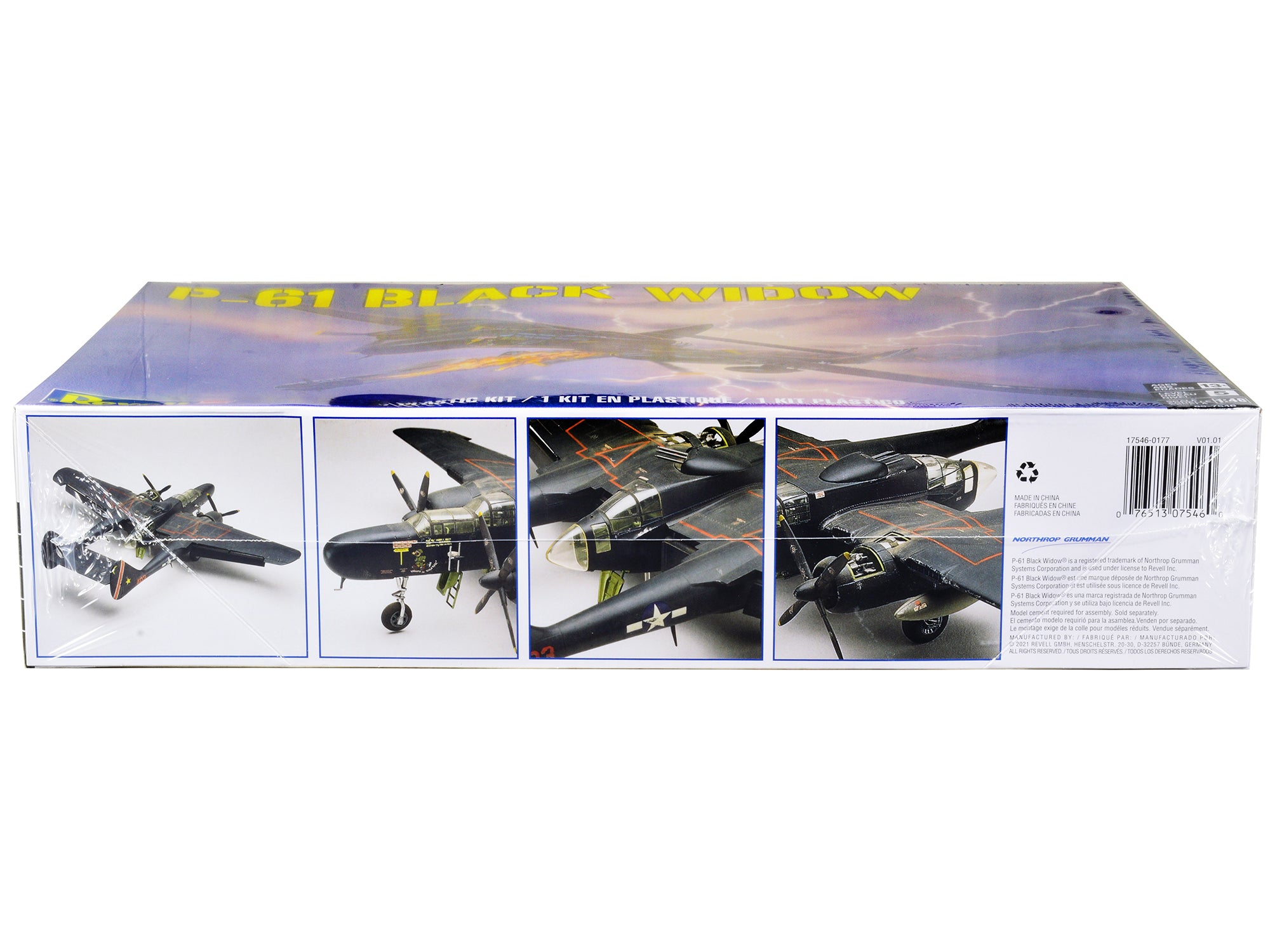 Level 5 Model Kit P-61 Black Widow Fighter Plane 1/48 Scale Model by Revell - image 3