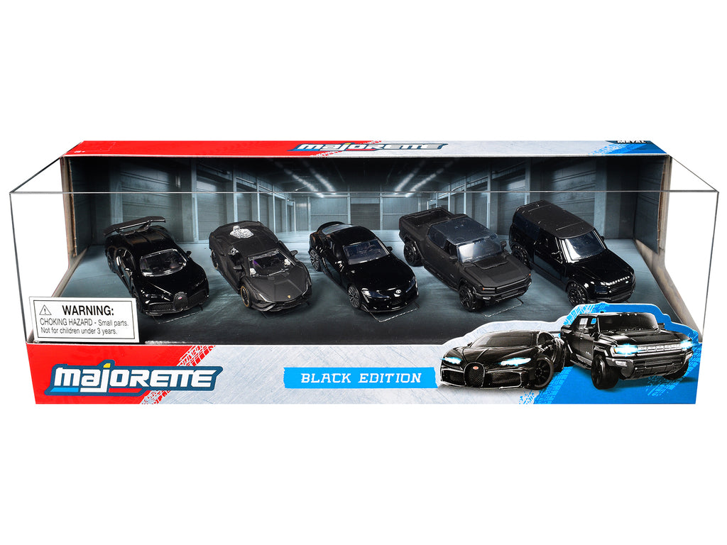 Black Edition (2026) 5 Piece Set 1/64 Diecast Model Cars by Majorette - image 3