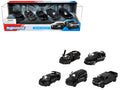 Black Edition (2026) 5 Piece Set 1/64 Diecast Model Cars by Majorette