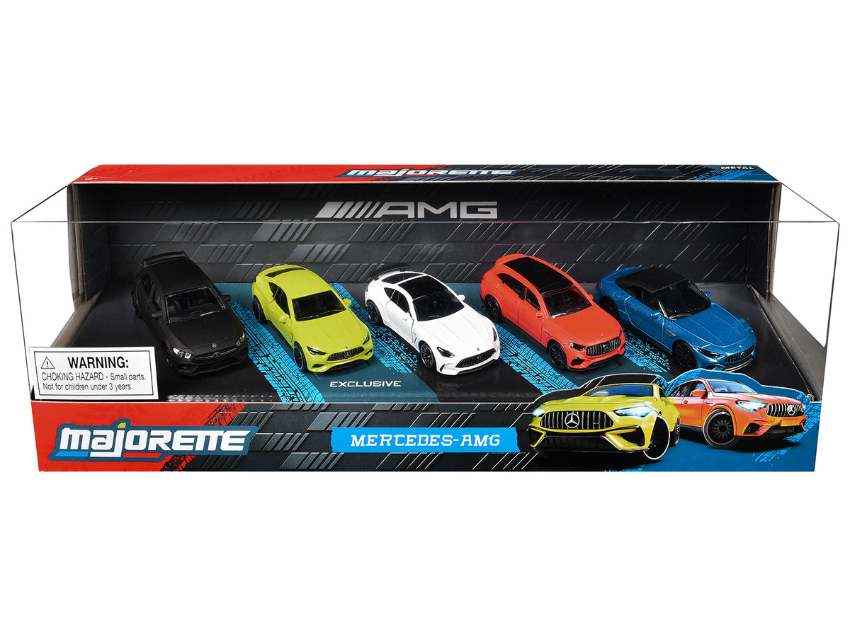 "Mercedes-AMG" 5 Piece Set 1/64 Diecast Model Cars by Majorette - image 3