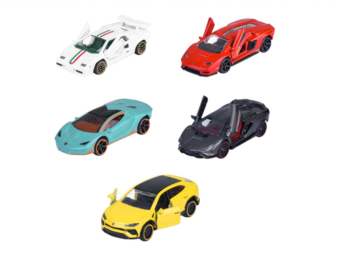 "Lamborghini" (2026) 5 Piece Set 1/64 Diecast Model Cars by Majorette - image 2