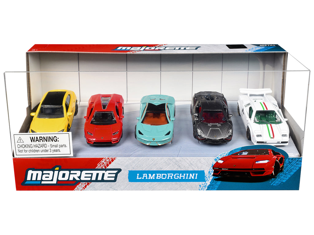 "Lamborghini" (2026) 5 Piece Set 1/64 Diecast Model Cars by Majorette - image 3