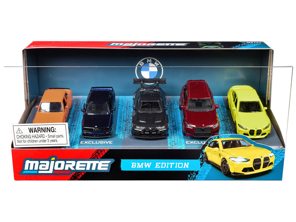 "BMW Edition" 5 Piece Set 1/64 Diecast Model Cars by Majorette - image 3