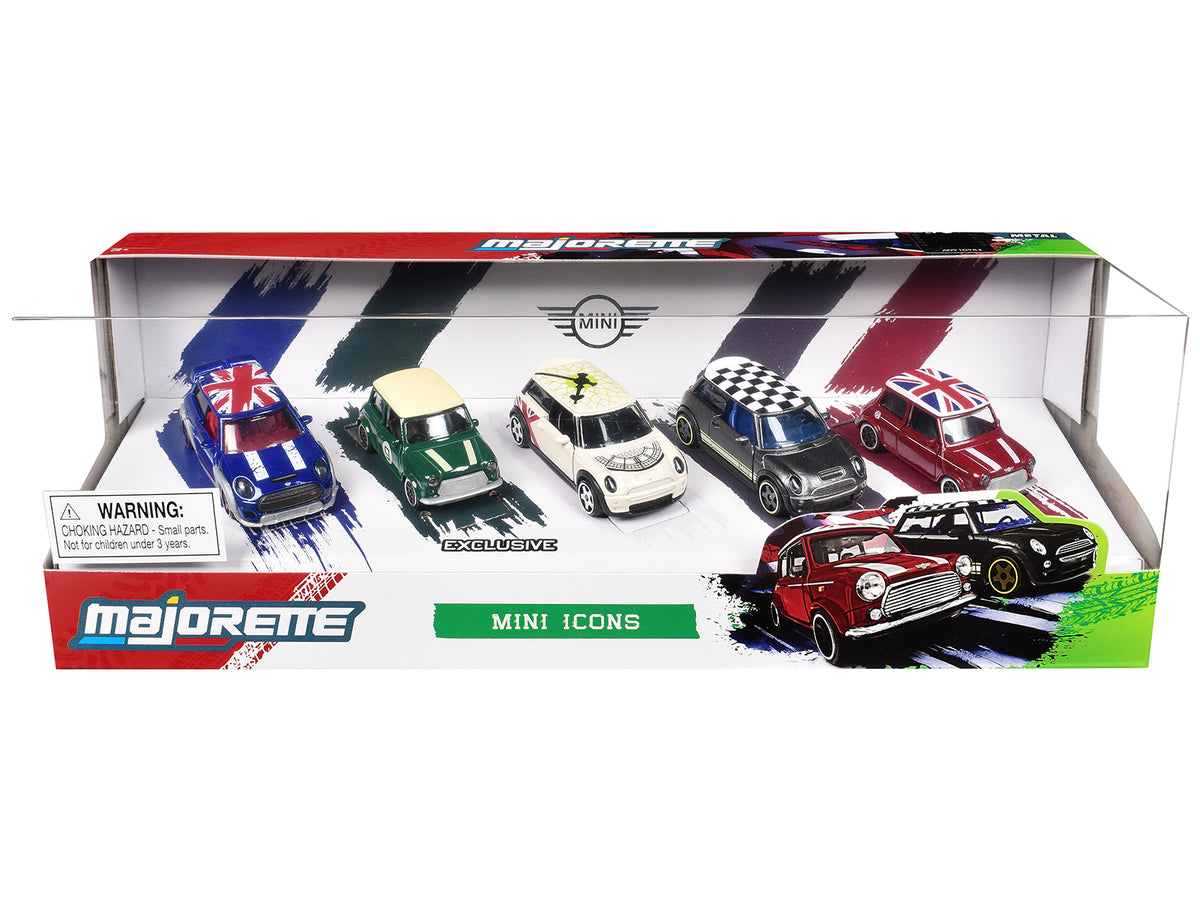 "Mini Icons" 5 Piece Set 1/64 Diecast Model Cars by Majorette - image 3
