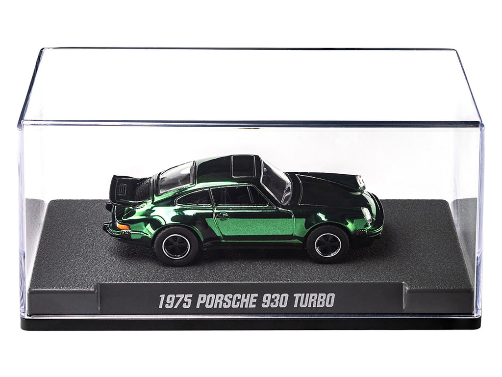 1975 Porsche 930 Turbo Green Metallic "Collection" Series 1/64 Diecast Model Car by Majorette - image 3