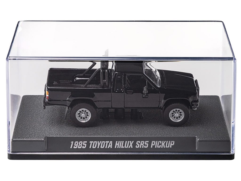 1985 Toyota Hilux SR5 Pickup Truck Black Collection Series 1/64 Diecast Model Car by Majorette - image 3