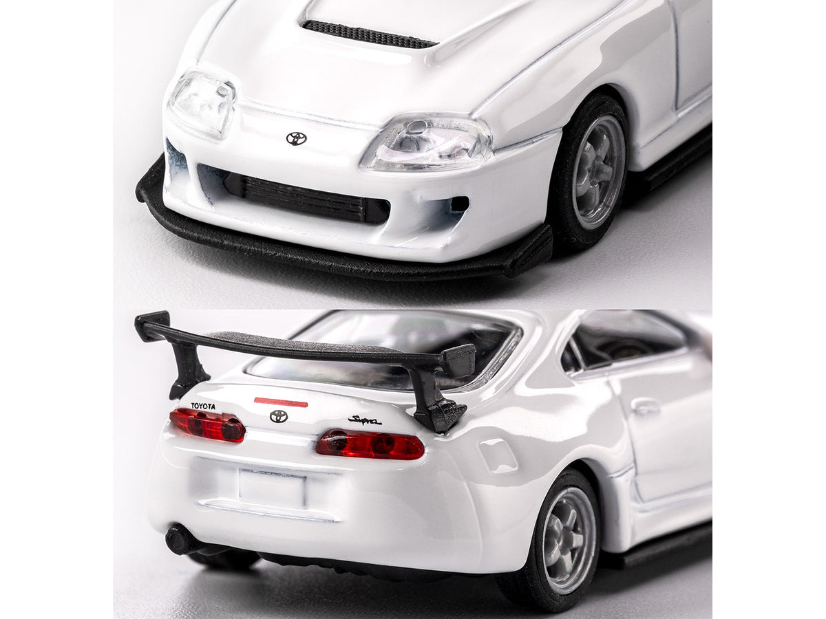 1995 Toyota Supra RHD (Right Hand Drive) White Collection Series 1/64 Diecast Model Car by Majorette - image 2