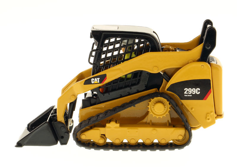CAT Caterpillar 299C Compact Track Loader with Work Tools and Operator "Core Classics" Series 1/32 Diecast Model by Diecast Masters