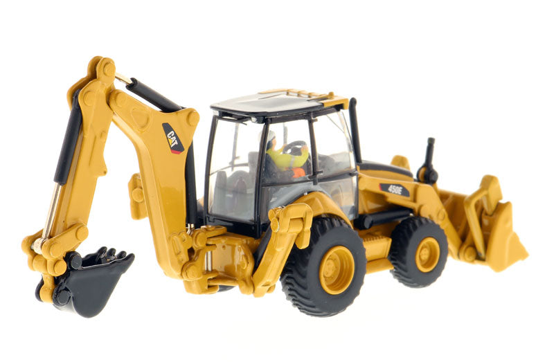 CAT Caterpillar 450E Backhoe Loader with Operator "High Line" Series 1/87 (HO) Scale Diecast Model by Diecast Masters - image 3
