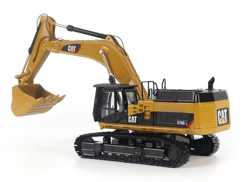 CAT Caterpillar 374D L Hydraulic Excavator Yellow "Core Classics" Series 1/50 Diecast Model by Diecast Masters - image 3