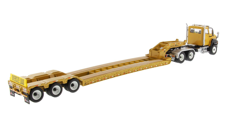 Cat Caterpillar CT660 Day Cab with XL 120 Low-Profile HDG Lowboy Trailer and Operator "Core Classics" Series 1/50 Diecast Model by Diecast Masters - image 3