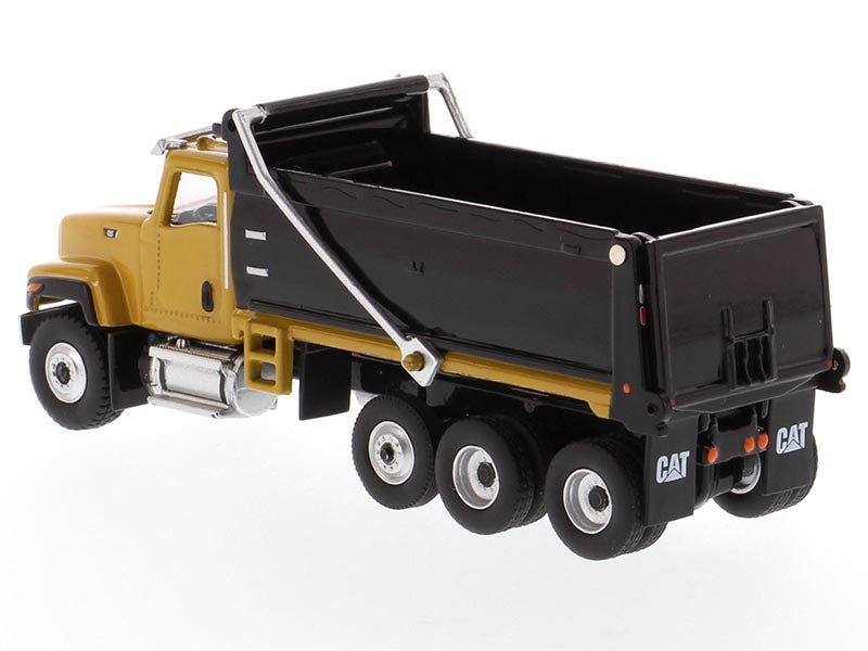 CAT Caterpillar CT681 Dump Truck Yellow and Black "High Line" Series 1/87 (HO) Scale Diecast Model by Diecast Masters - image 3