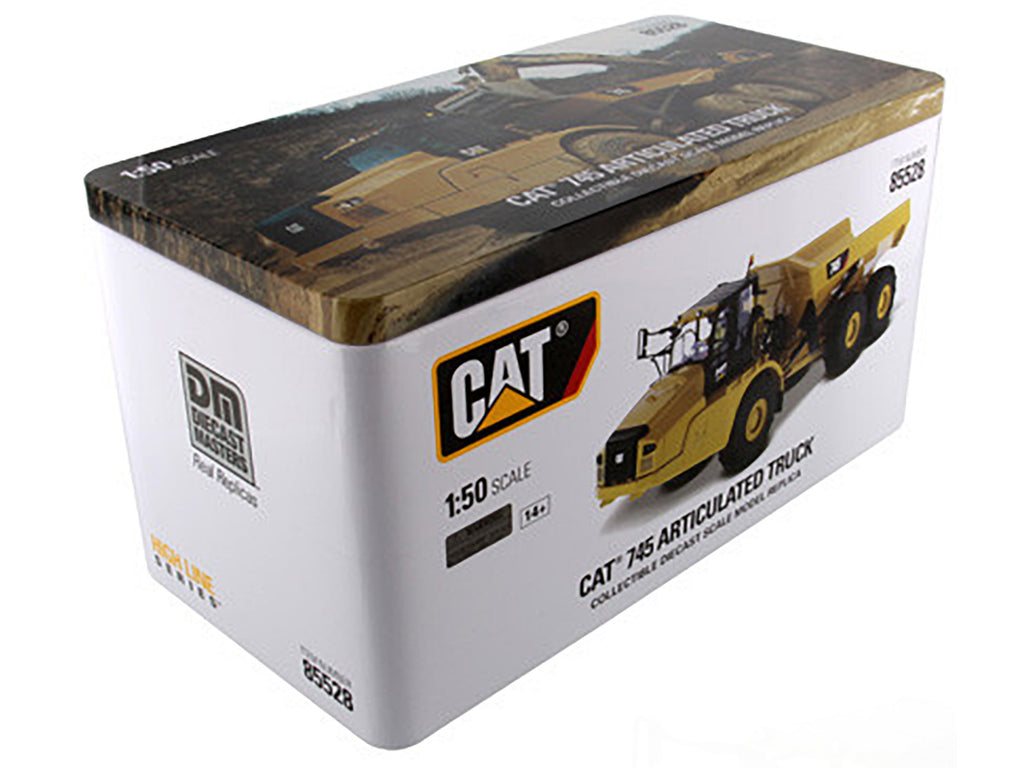 CAT Caterpillar 745 Articulated Dump Truck with Removable Operator "High Line" Series 1/50 Diecast Model by Diecast Masters - image 3