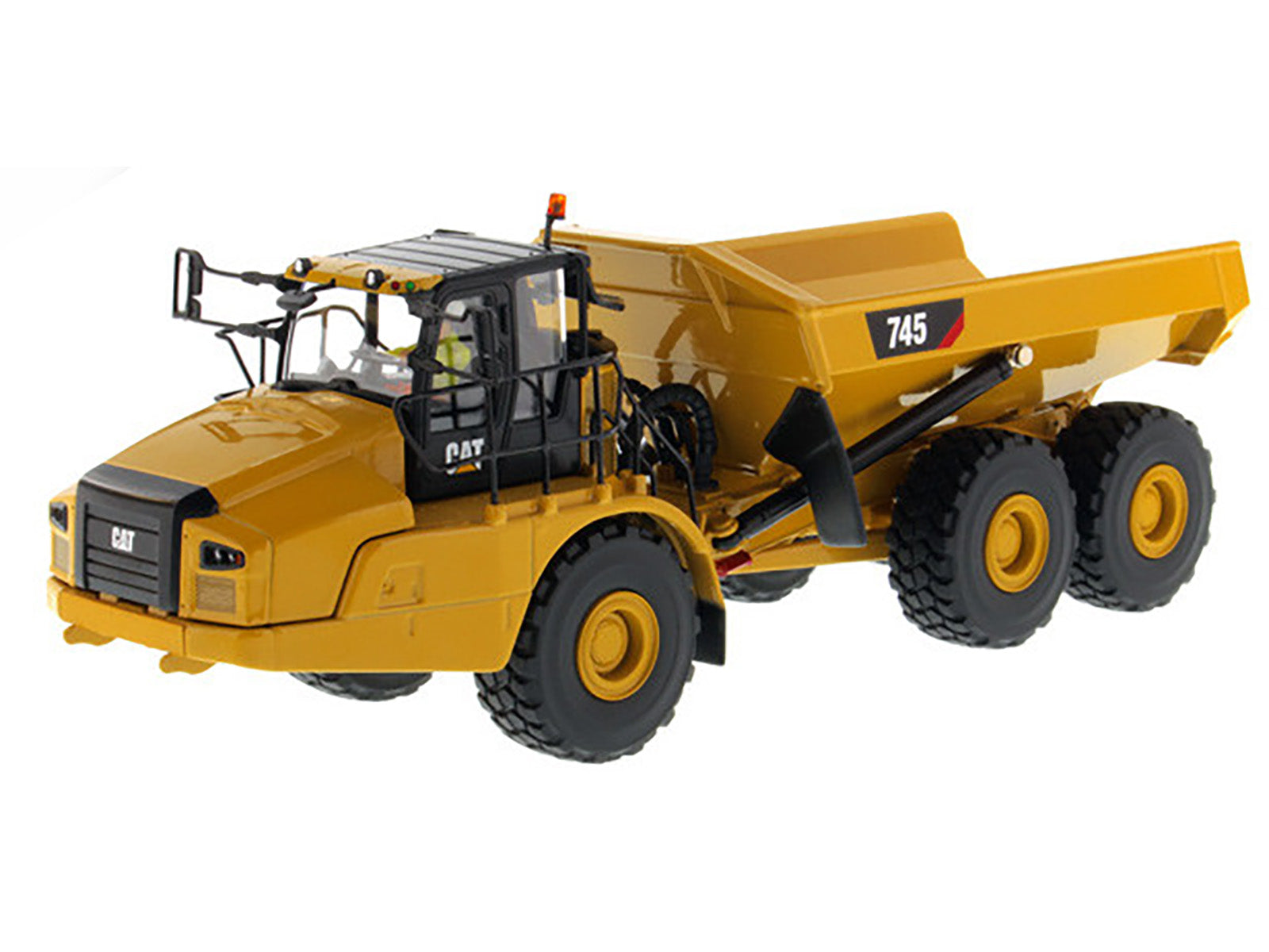 CAT Caterpillar 745 Articulated Dump Truck with Removable Operator "High Line" Series 1/50 Diecast Model by Diecast Masters - image 2