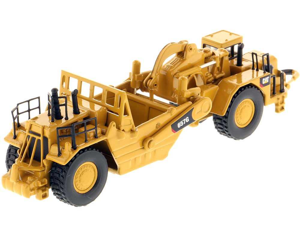 CAT Caterpillar 657G Wheeled Scraper Tractor "High Line" Series 1/125 Diecast Model by Diecast Masters - image 3