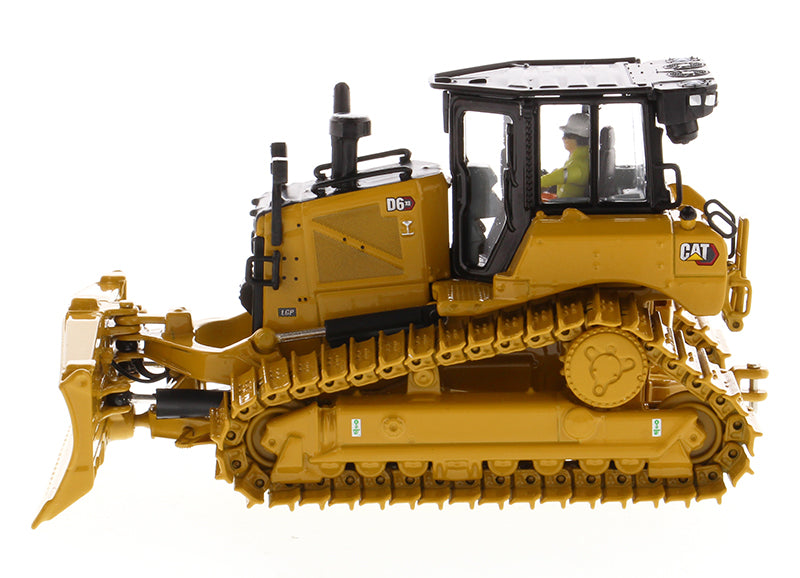 CAT Caterpillar D6 XE LGP Track Type Tractor Dozer with VPAT Blade and Operator "High Line" Series 1/50 Diecast Model by Diecast Masters - image 2